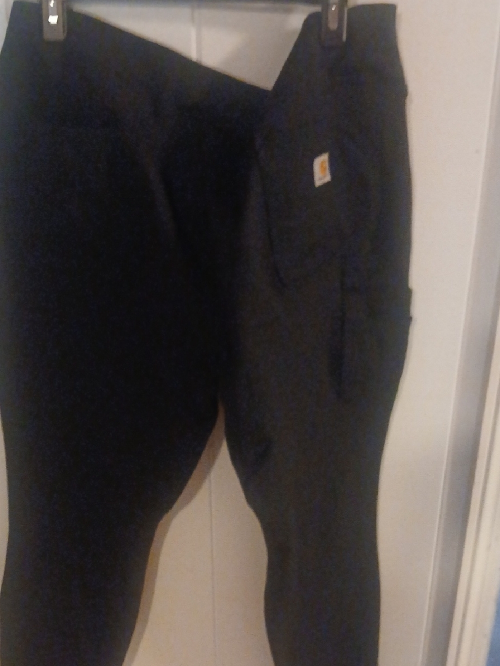 Carhartt Black Women's Work Tapered Pants - Picture 7 of 8